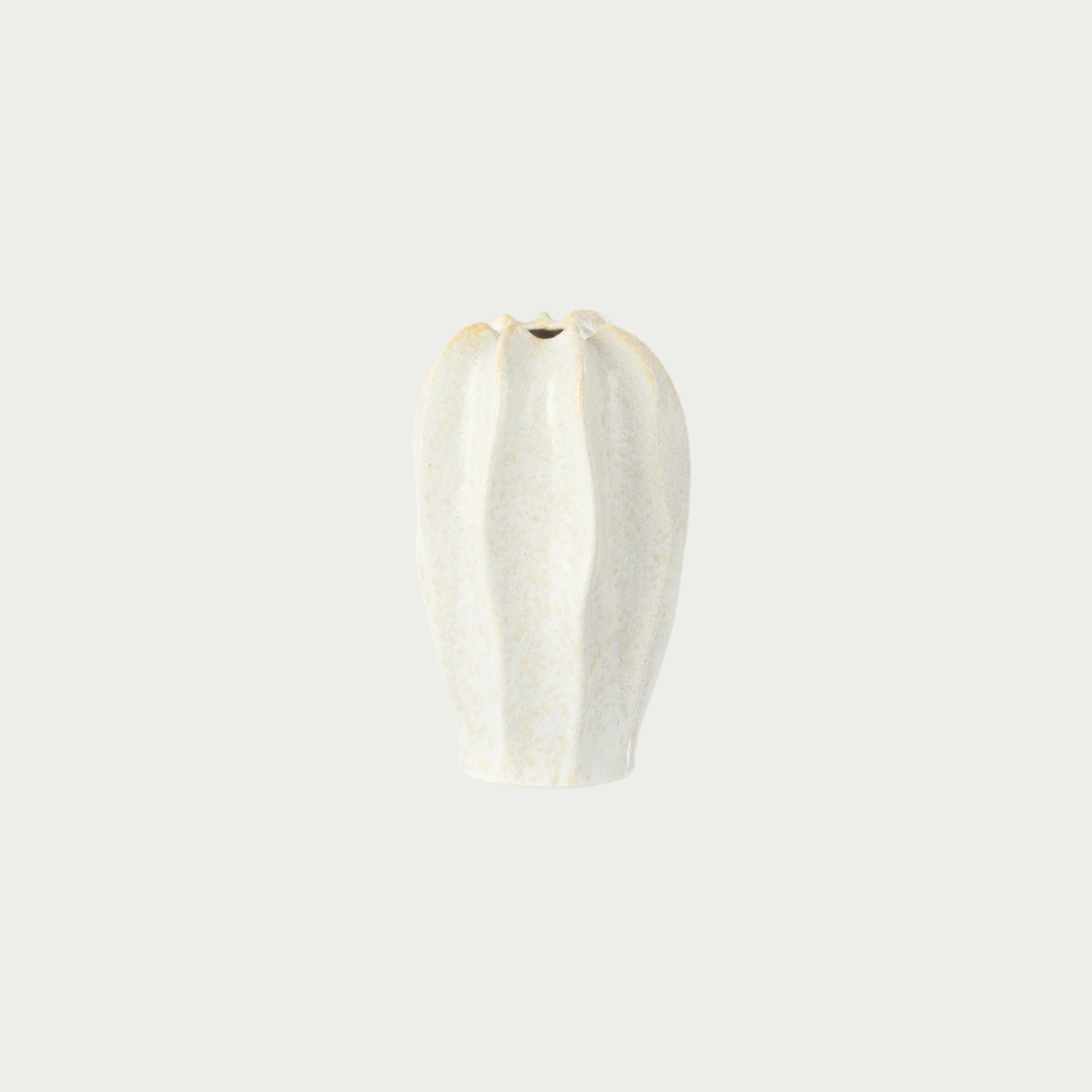 interesting white vase for decor