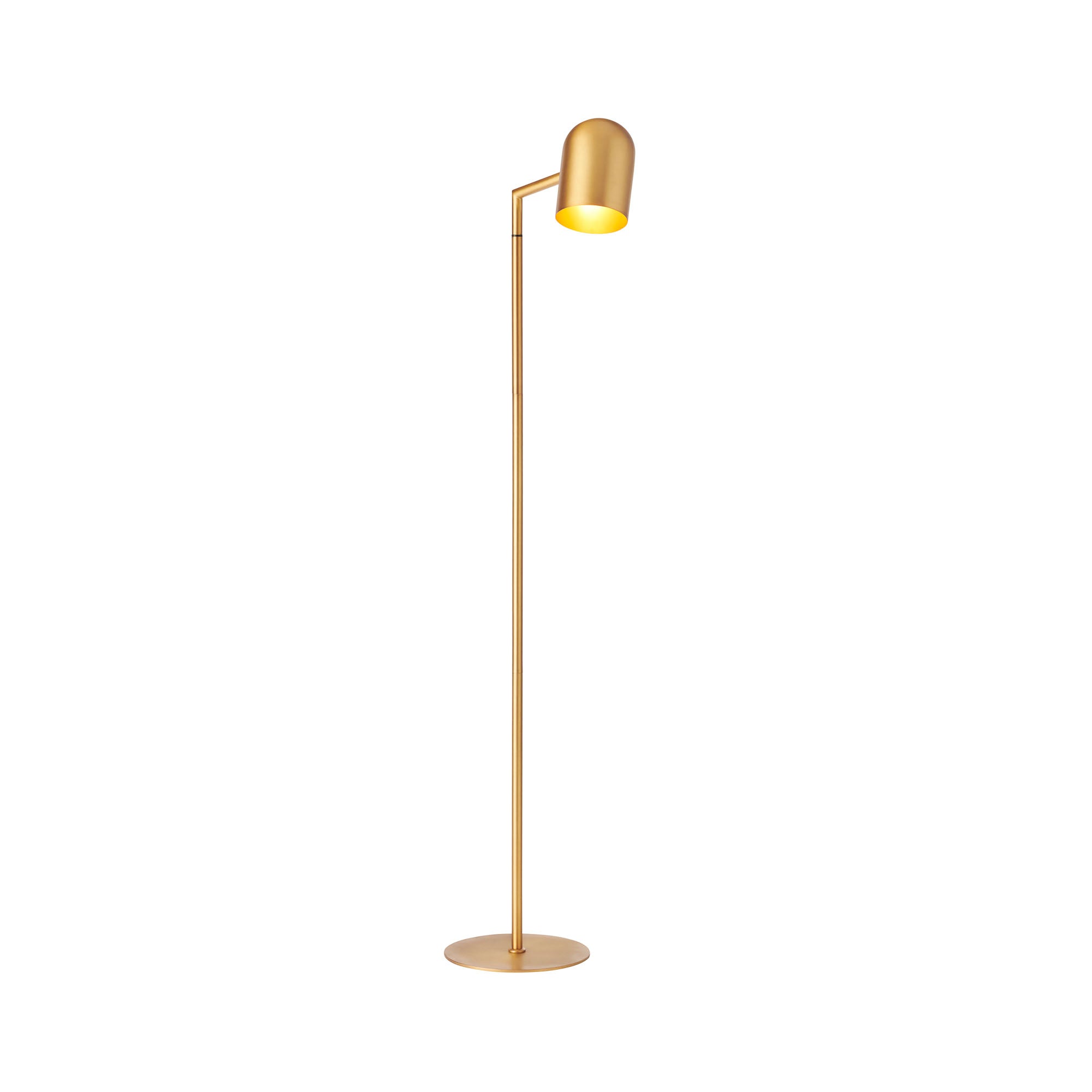 Pia Floor Lamp -  Brass