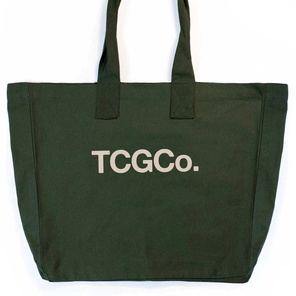100% Recycled Cotton Market Tote - TCGCo Logo