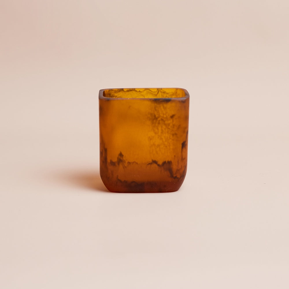 Flow Resin Toothbrush Holder Amber Good Huis Co