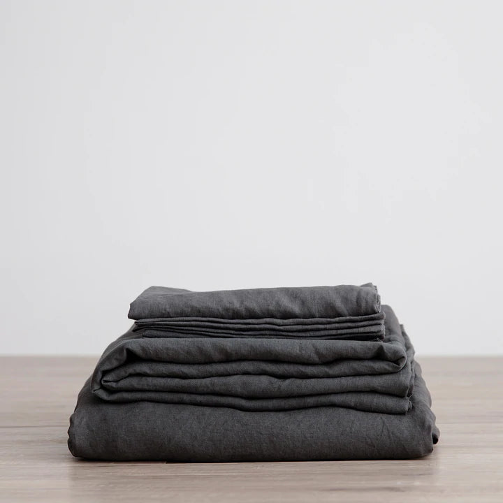 Linen Sheet Set with Pillowcases