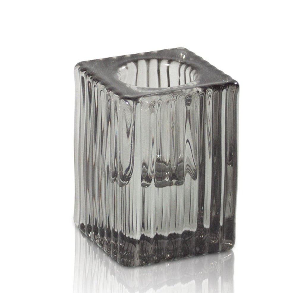 Glass Vintage-Style Candle Holder