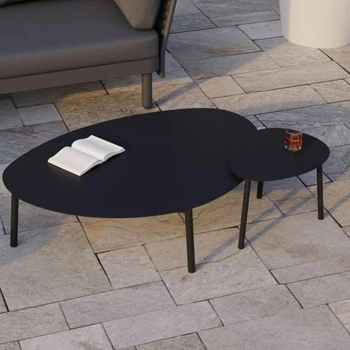 Cetara Side Table - Outdoor - Black