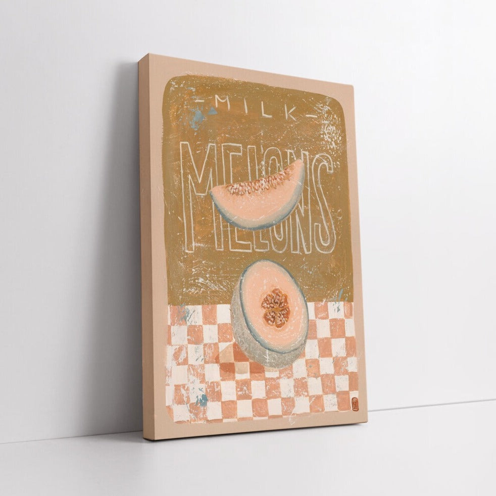 Milk Melons - Canvas Print
