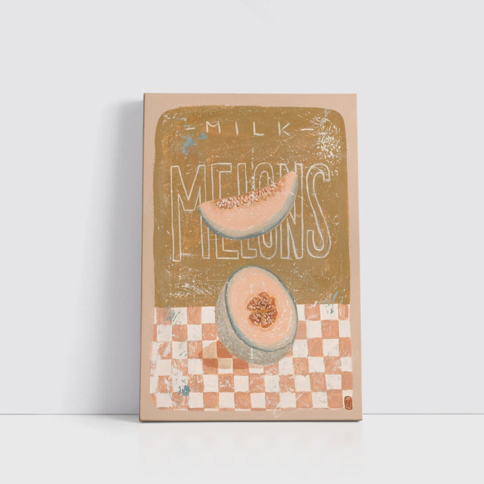 Milk Melons - Canvas Print