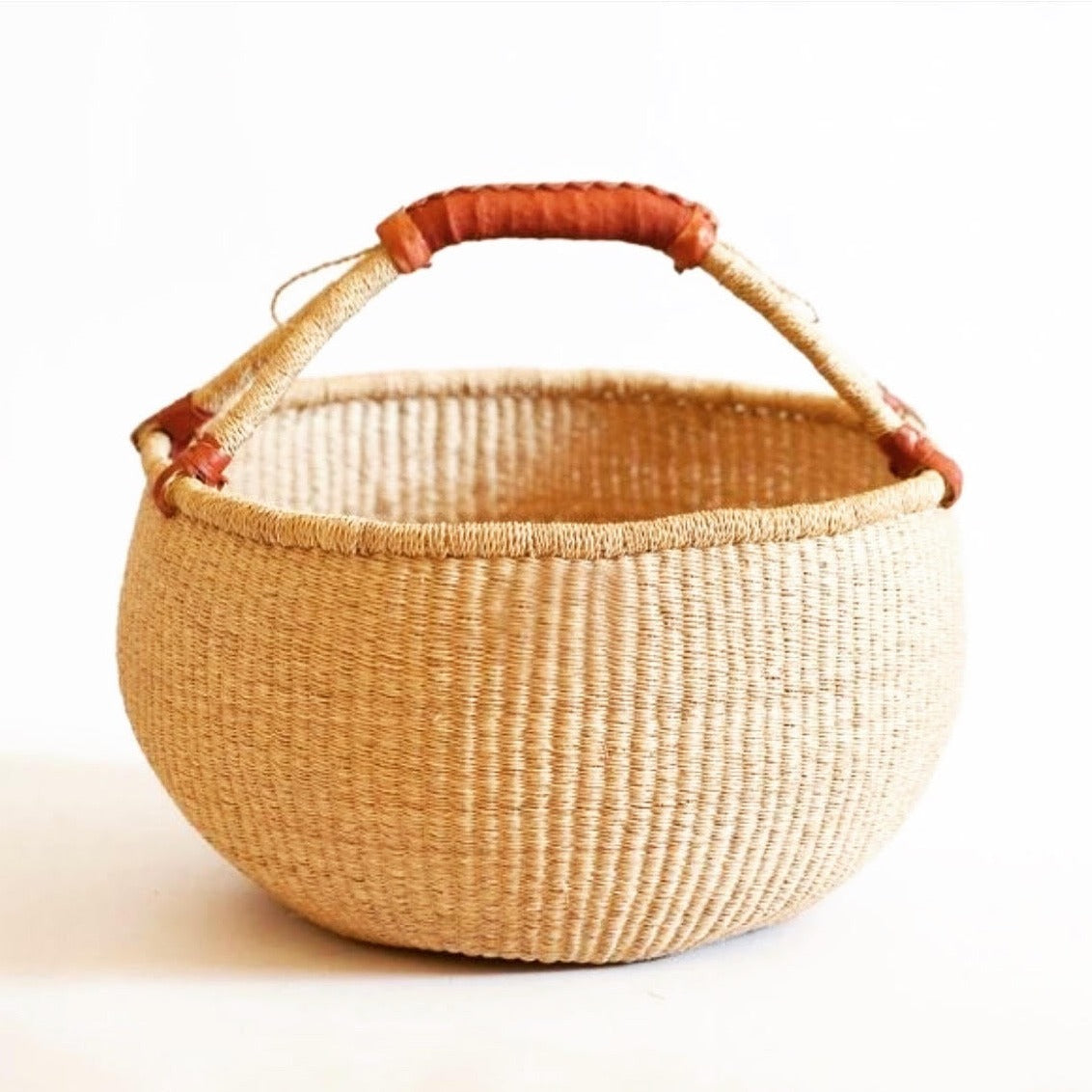 Large Round Basket Approx. 45cm - Natural