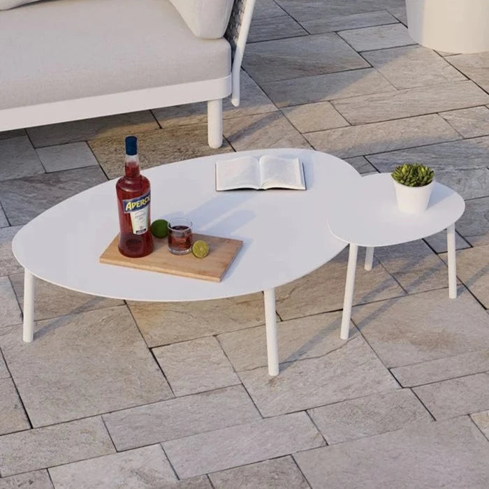 Cetara Coffee Table - Outdoor - White